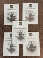 5 livres Techniques et tactiques d’intervention police 1980., Enlèvement ou Envoi, Gendarmerie