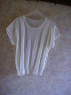 Witte blouse, bijna nieuwstaat Maat: 46/48, Kleding | Dames, Ophalen of Verzenden, Wit, Zo goed als nieuw, Maat 46/48 (XL) of groter