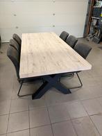 Eetkamertafel 6 personen, Huis en Inrichting, Tafels | Eettafels, Ophalen, Gebruikt, Rechthoekig
