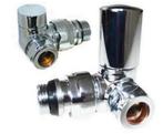 Handdoekrek Radiatorkleppen 15mm radiator klep hoek 4X SET, Doe-het-zelf en Bouw, Verwarming en Radiatoren, Ophalen of Verzenden