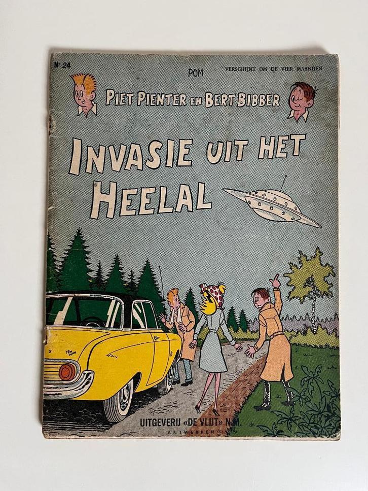 Piet Pienter en Bert Bibber - Invasie uit het heelal - 1edr, Boeken, Stripverhalen, Verzenden