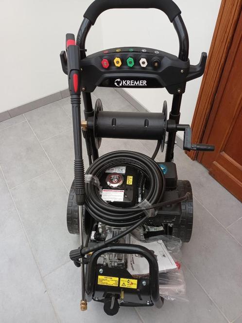 Hogedrukreiniger op benzine Kremer KR170B, Tuin en Terras, Hogedrukreinigers, Nieuw, Benzine, Met regelbare waterdruk, Met autostop en -start