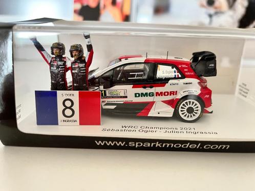 Special van Spark WCR Toyota Ogier 8x kampioen te Monza, Hobby en Vrije tijd, Modelauto's | 1:43, Zo goed als nieuw, Auto, Overige merken