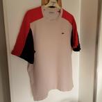 Vintage Lacoste Sport T-shirt met kleurvlakken, rood, zwart,, Kleding | Heren, Sportkleding, Maat 52/54 (L), Lacoste, Ophalen of Verzenden