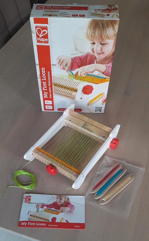 HAPE weefset, Kinderen en Baby's, Speelgoed | Educatief en Creatief, Zo goed als nieuw, Knutselen, Ontdekken, Ophalen
