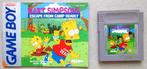 Bart Simpsons Escape from Camp Deadly Gameboy + boekje, Games en Spelcomputers, Games | Nintendo Game Boy, Ophalen of Verzenden