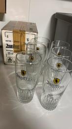 6 Jupiler 25cl Ribbelglazen, Enlèvement ou Envoi, Comme neuf