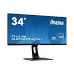 iiyama prolite 34" led lcd 21/9 monitor in perfecte staat, Iiyama prolite, Quad HD (2K), Ultrawide, 60 Hz of minder