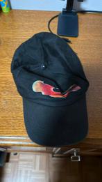 Zwarte Pet! F1 Coureur Pet! Pet Met Vlam Logo! Kliksysteem!, Ophalen of Verzenden, Gedragen, One size fits all, Pet