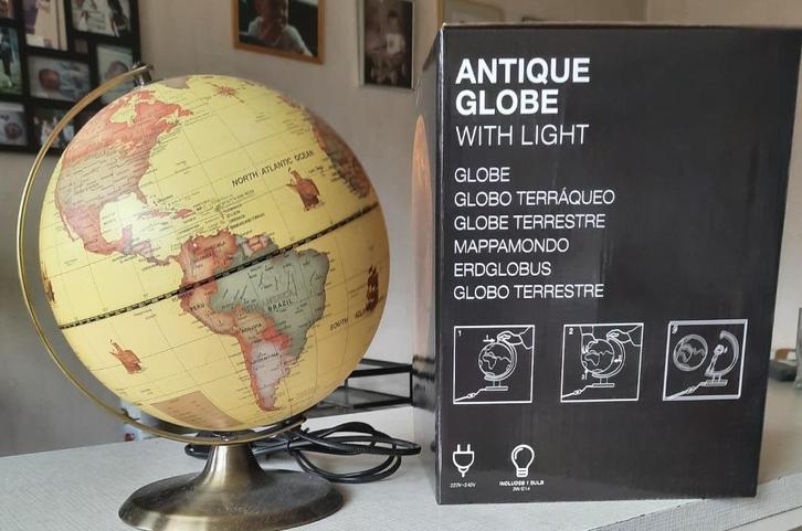 Wereldbol, Maison & Meubles, Accessoires pour la Maison | Globes, Neuf, Enlèvement