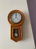 Hangklok, Huis en Inrichting, Woonaccessoires | Klokken, Ophalen, Zo goed als nieuw, Analoog, Wandklok