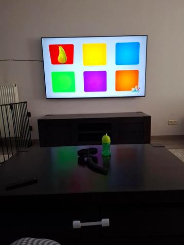Massief houten salontafel en tv-meubel, Huis en Inrichting, Ophalen