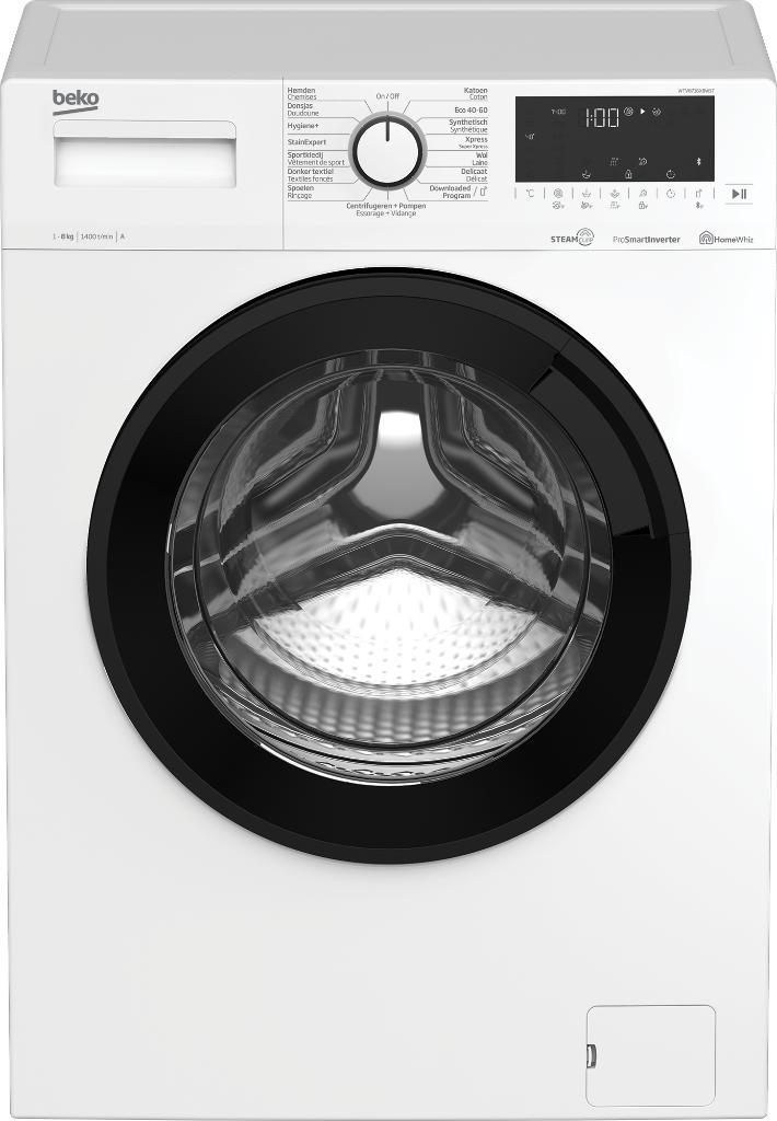 Beko Wasmachine WTV8716XBWST (8kg / 1400 T) - in garantie!, Elektronische apparatuur, Wasmachines, Zo goed als nieuw, Voorlader