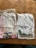 Set van 2 witte t-shirts met het opschrift Thai 15 j