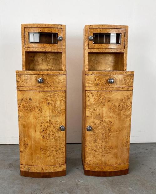 Art Deco nachtkastjes 1925, Antiek en Kunst, Antiek | Meubels | Kasten, Ophalen
