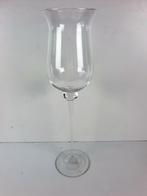 windlicht vaas op steel 70cm (2 in stock), Glas, Ophalen of Verzenden, Zo goed als nieuw, 50 tot 75 cm