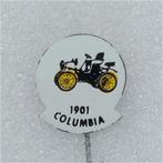 SP0941 Speldje 1901 Columbia geel, Collections, Broches, Pins & Badges, Utilisé, Enlèvement ou Envoi