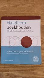 Handboek boekhouden - Vennootschapsboekhouden, Boeken, Ophalen of Verzenden, Zo goed als nieuw