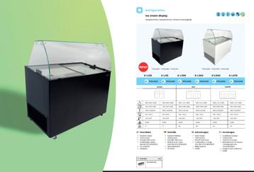 comptoir vitrine à glace   beschikbaar voor biedingen