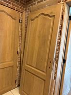 Eiken binnendeur, Doe-het-zelf en Bouw, Deuren en Vliegenramen, Ophalen, 80 tot 100 cm, Binnendeur, Zo goed als nieuw