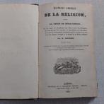 Livre Histoire abrégée de la religion de 1850, Antiek en Kunst, Ophalen of Verzenden