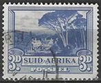 Zuid-Afrika 1939/1940 - Yvert 114A - Groote Schuur (ST), Timbres & Monnaies, Timbres | Afrique, Affranchi, Envoi, Afrique du Sud
