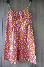 Oranje gebloemd kleed L&L (K688), Kleding | Dames, Lola & Liza, Maat 42/44 (L), Oranje, Ophalen of Verzenden
