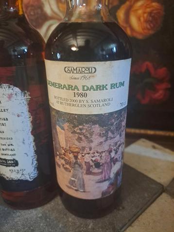 Demerara samaroli 1980 rum, Ophalen of Verzenden, Zo goed als nieuw