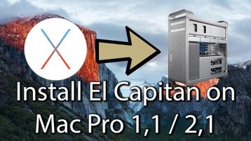 MacPro1,1/2,1 OSX El Capitan USB installer, avec Mise à jour, Informatique & Logiciels, Envoi, Neuf, MacOS