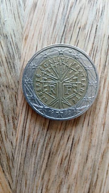2 euro munt  republiek  france 1999 beschikbaar voor biedingen