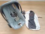 Groene Maxi Cosi Pebble Plus I-size + Dooky hoes, Kinderen en Baby's, Ophalen, Gebruikt