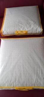 Hoofdkussens 2 stuks 60 x 60 latex, Ophalen of Verzenden, Zo goed als nieuw