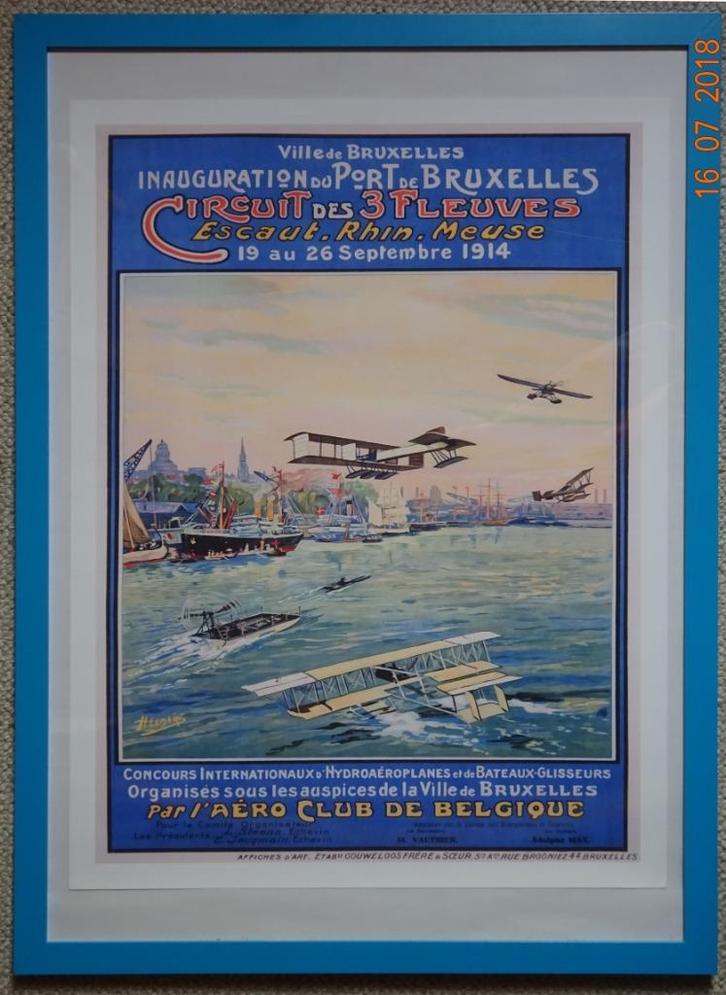 POSTER AVIATION D'HIER, Verzamelen, Luchtvaart en Vliegtuigspotten, Ophalen