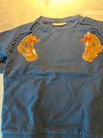 Blauwe trui maat 128, Ophalen, Meisje, Trui of Vest, Zo goed als nieuw