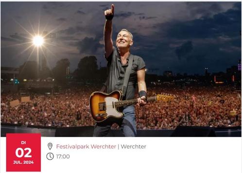 Springsteen - Werchter - 2 juillet - 2 billets pour l'AG + p, Tickets & Billets, Concerts | Pop, Deux personnes, Juillet