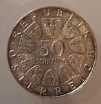 Zilveren Oostenrijkse 50 Schilling munt, Postzegels en Munten, Munten | Europa | Euromunten, Ophalen of Verzenden, Oostenrijk