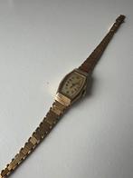 vintage Walz Dubbel verguld damespolshorloge, Handtassen en Accessoires, Horloges | Antiek, Ophalen, Goud, Polshorloge