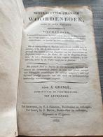 Oud woordenboek Nederlands Frans NEDERDUYTSCHE-FRANSCH 1835, Ophalen of Verzenden
