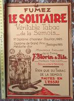 Reclamekaart Le Solitaire Tabac de la Semois Bouillon, Ophalen of Verzenden