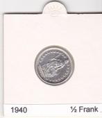 Zwitserland halve frank 1940, Zilver, Ophalen of Verzenden, Losse munt