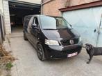 VW transporter T5, 4 deurs, Zwart, Zwart, Leder