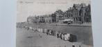 Carte postale MIDDELKERKE la plage et la digue ZEEDIJK 1909, Enlèvement ou Envoi