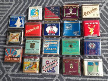 Sigarettenblikjes   -   Boite à cigarettes beschikbaar voor biedingen