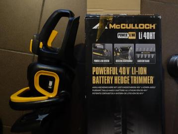 Accu en Lader voor alle Mcculloch 40 volt machines beschikbaar voor biedingen