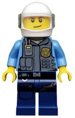 Lego figuur Police Officer - Juniors sh0203 super heroes, Verzenden, Nieuw, Losse stenen, Lego