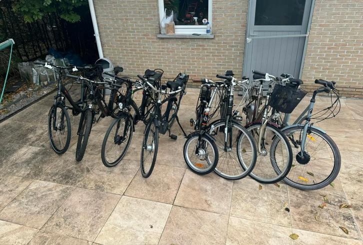 Elektrische fiets partij GOED LEZEN €1350, Fietsen en Brommers, Elektrische fietsen, Ophalen