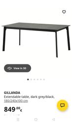 Eettafel , als nieuw! (Bezorgoptie), Enlèvement ou Envoi, Comme neuf, 150 à 200 cm, 50 à 100 cm