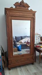 Kleerkast met spiegel, Antiek en Kunst, Ophalen