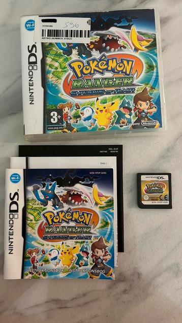 Pokemon Ranger - Shadows of Almia (ESP) beschikbaar voor biedingen