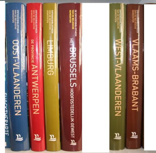 Collectie boeken erfgoedbibliotheek 6 provincies, Boeken, Geschiedenis | Nationaal, Ophalen of Verzenden